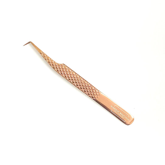 L 45 Degree Tweezer - The Rose Gold Collection